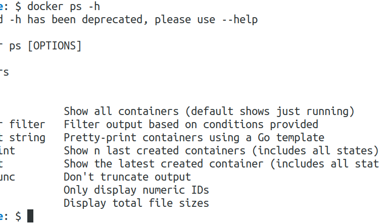 docker-ps-h